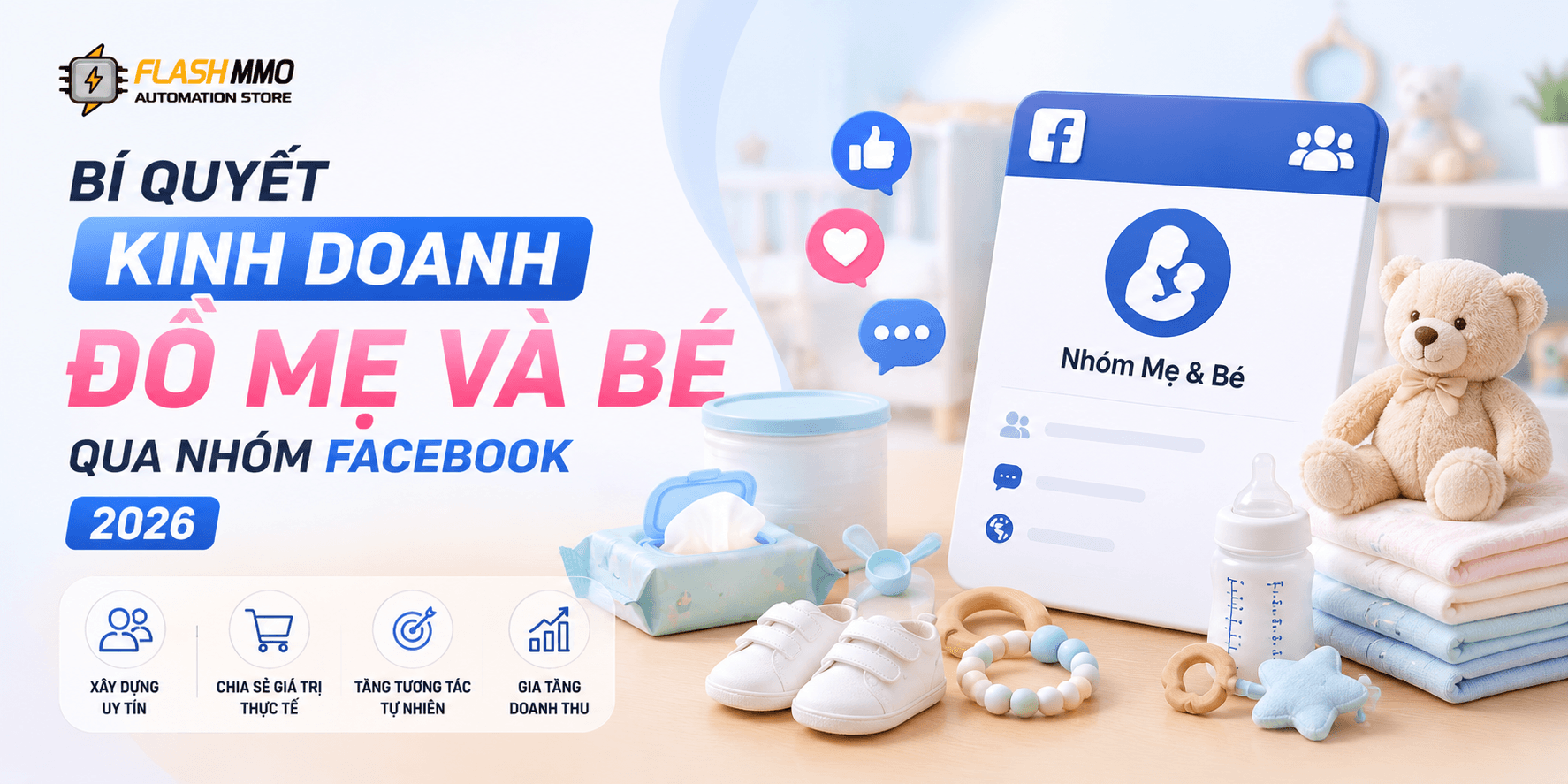 Tips for Selling Mother and Baby Products via Facebook Groups 2026