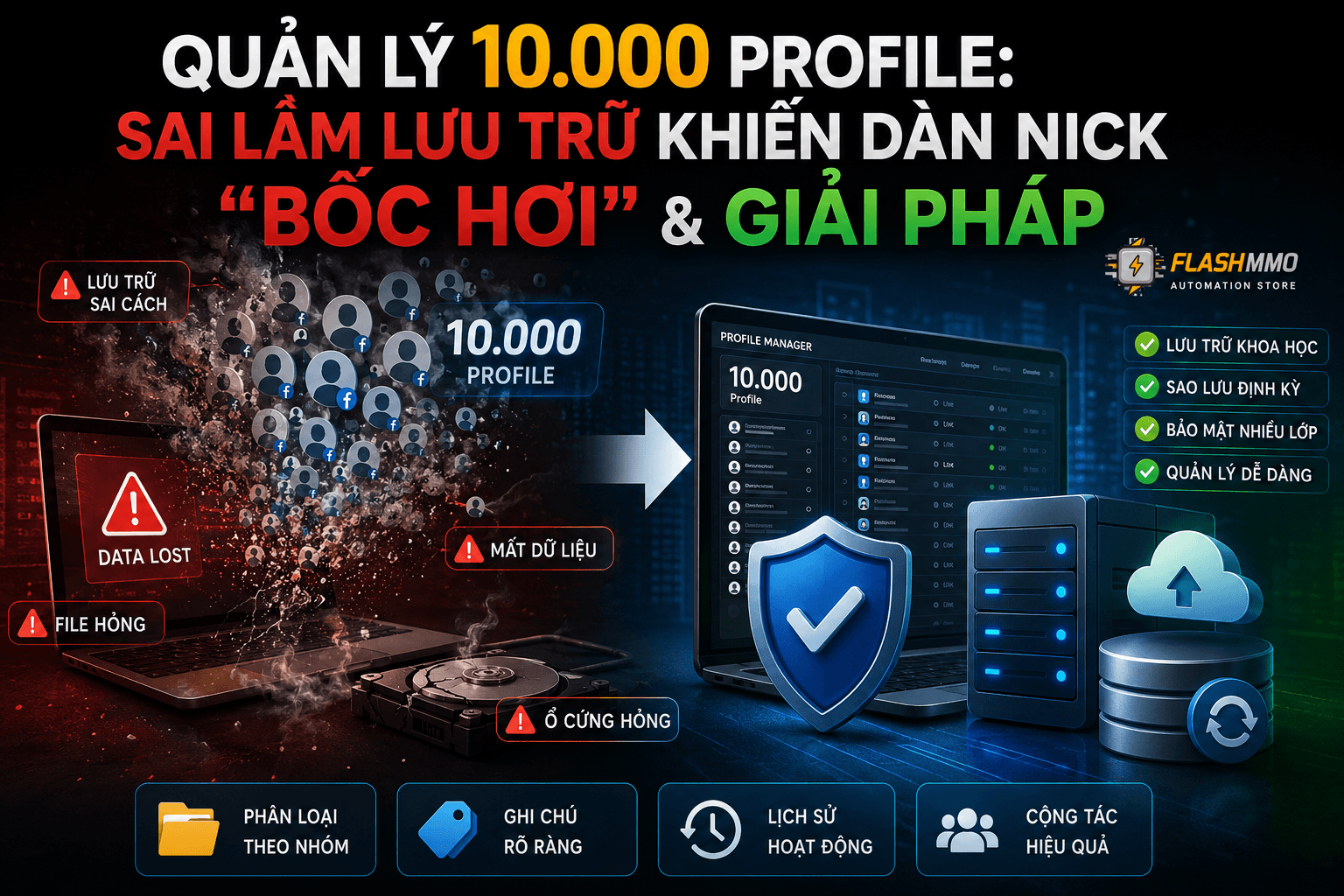 Managing 10,000 Profiles: Storage Mistakes That Wipe Out Your Accounts & Solutions