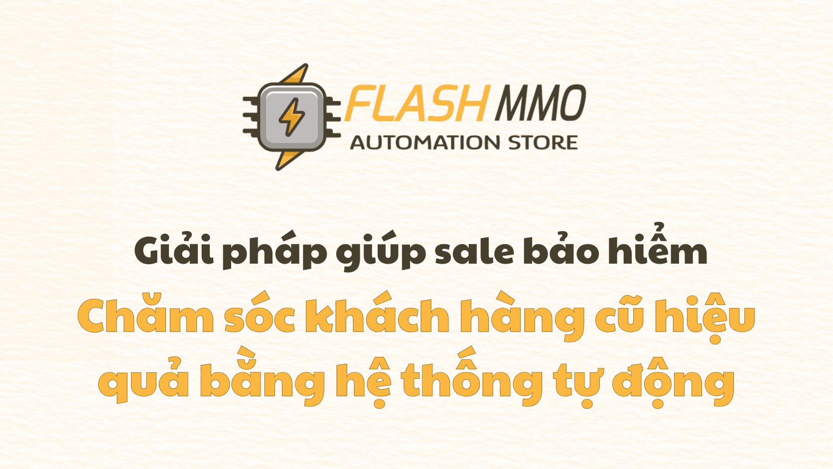 Automatically maintain relationships with existing customers for insurance sales