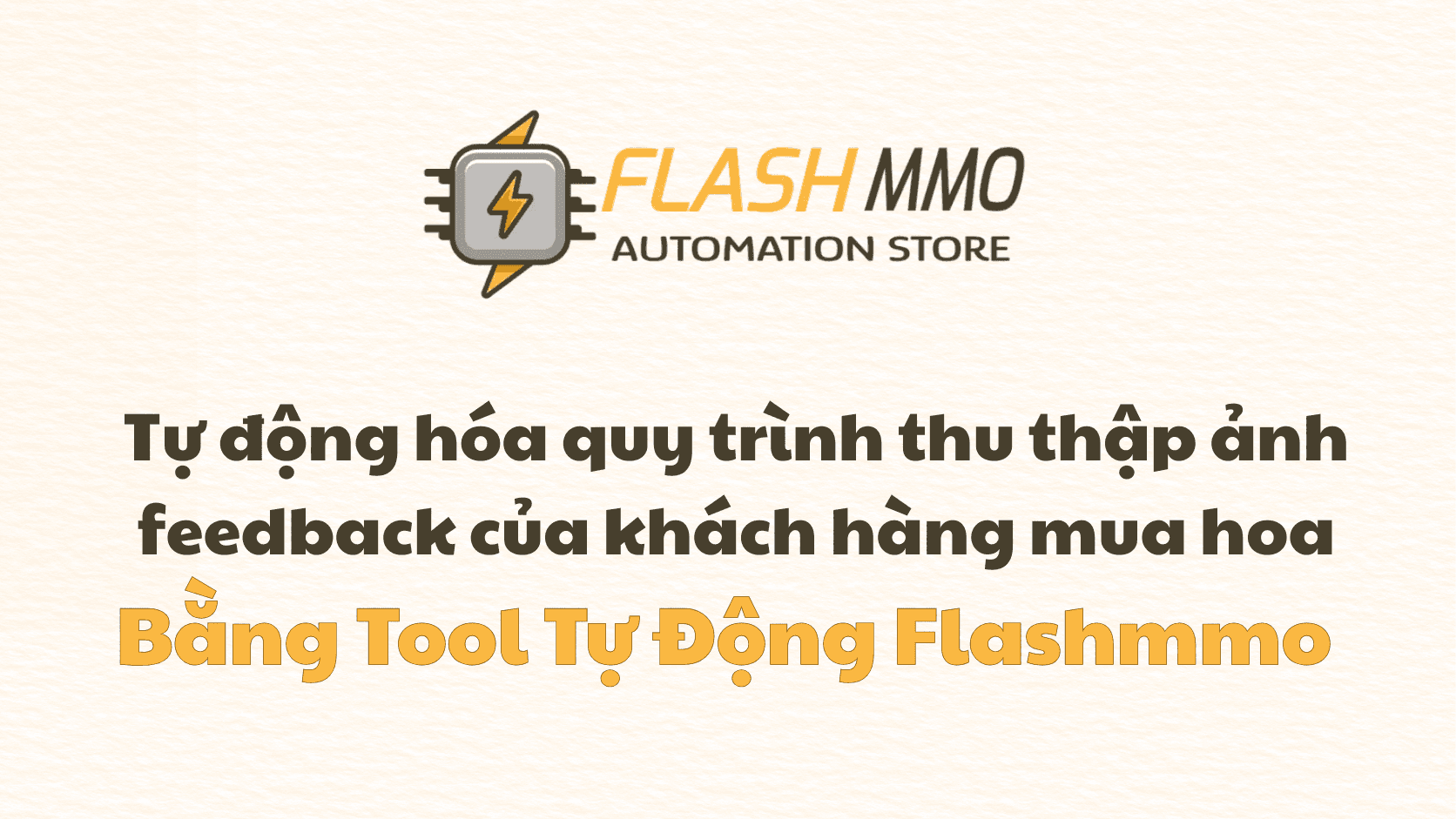 Automatically collect flower buyer feedback