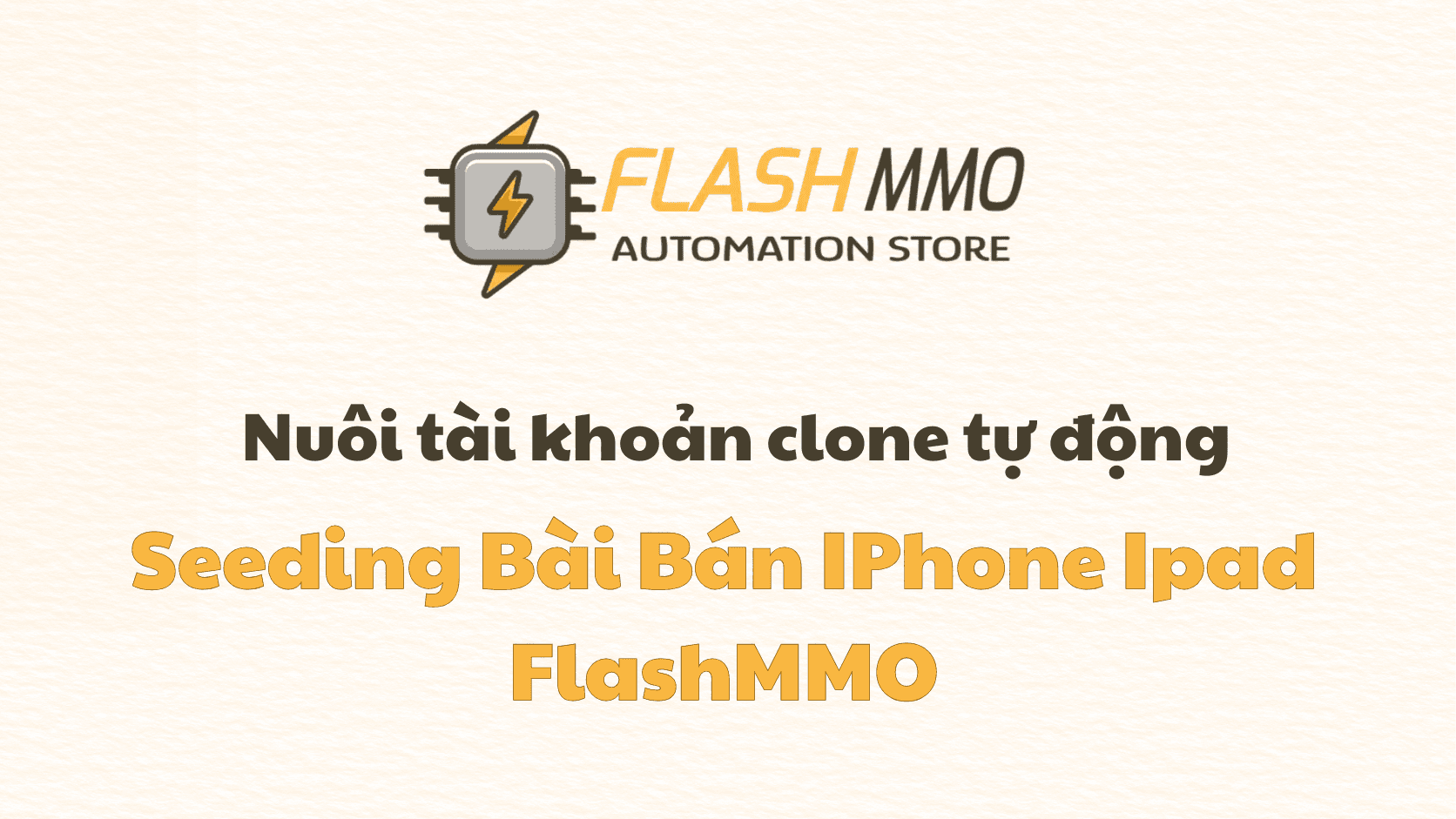 Farm clone accounts to auto-seed iPhone sales posts