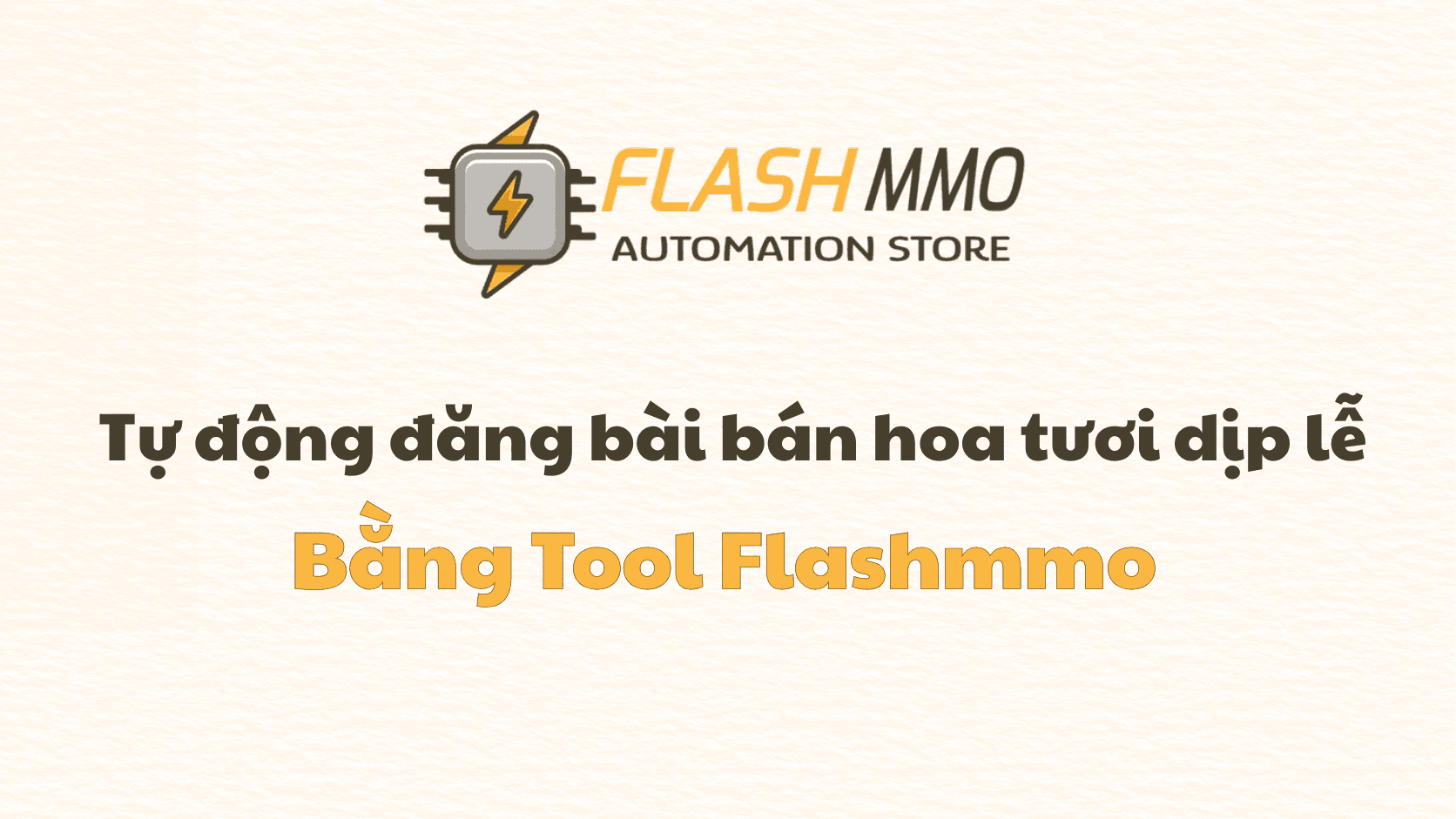 Automate fresh flower sales posts for holidays