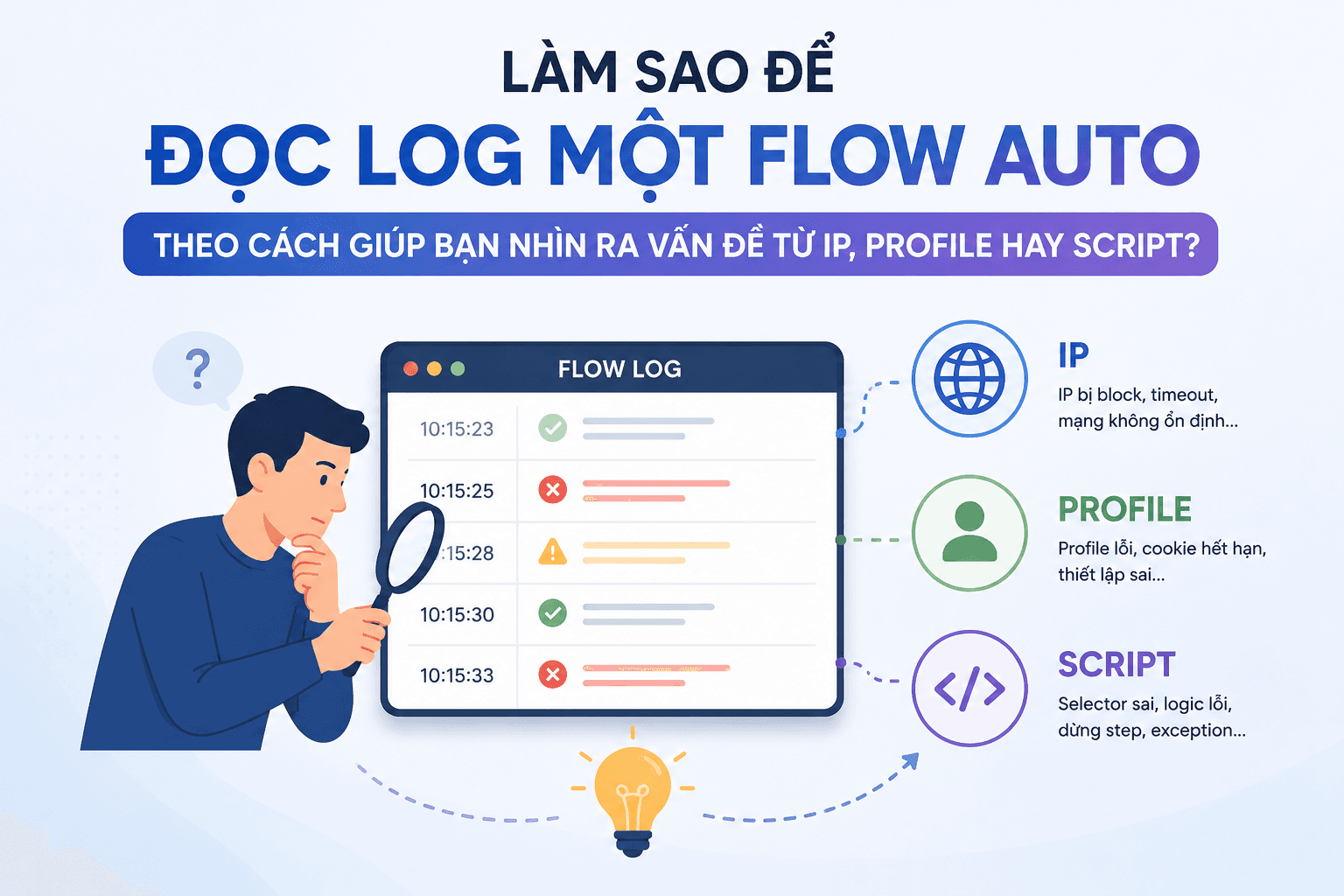 How to Read Automation Logs: Accurately Diagnosing IP, Profile, or Script Errors