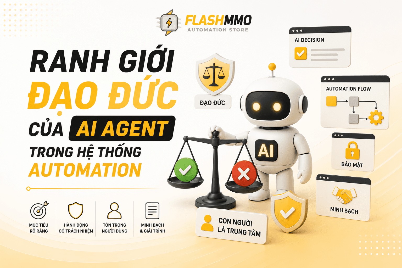 Ranh Giới Đạo Đức Của AI Agent: Khi Năng Lực Đi Kèm Quyền Ra Quyết Định