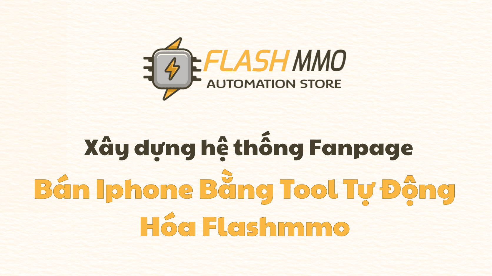 Build a satellite Fanpage system for selling iPhones