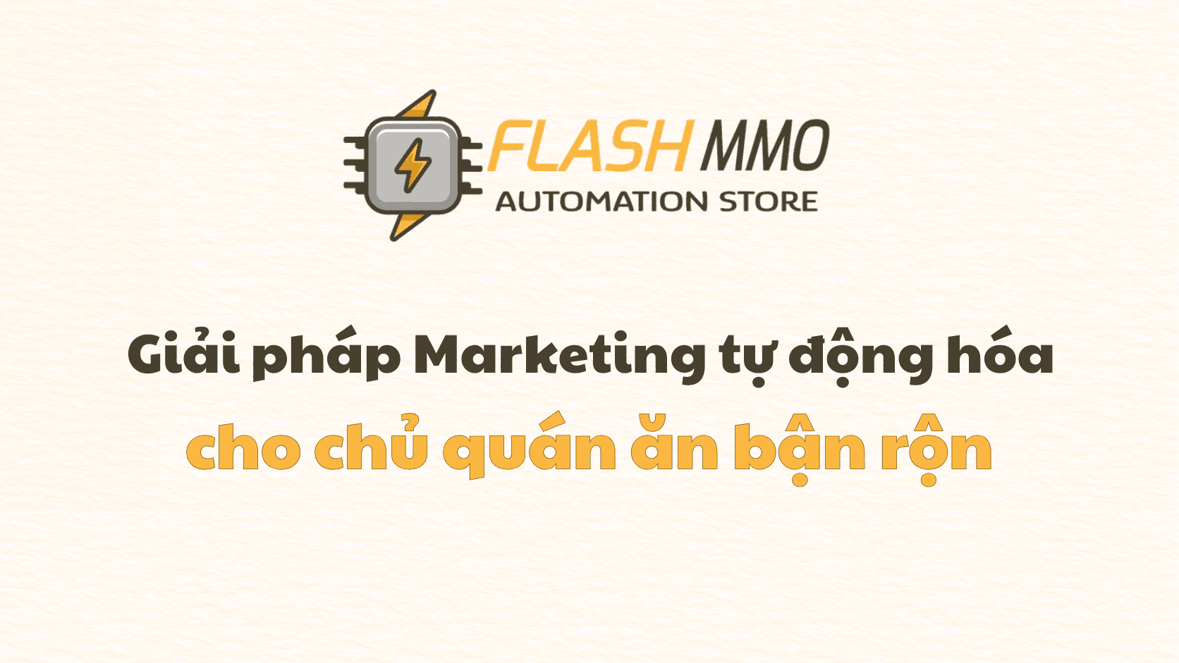 Automated Marketing Solutions for Busy Restaurant Owners