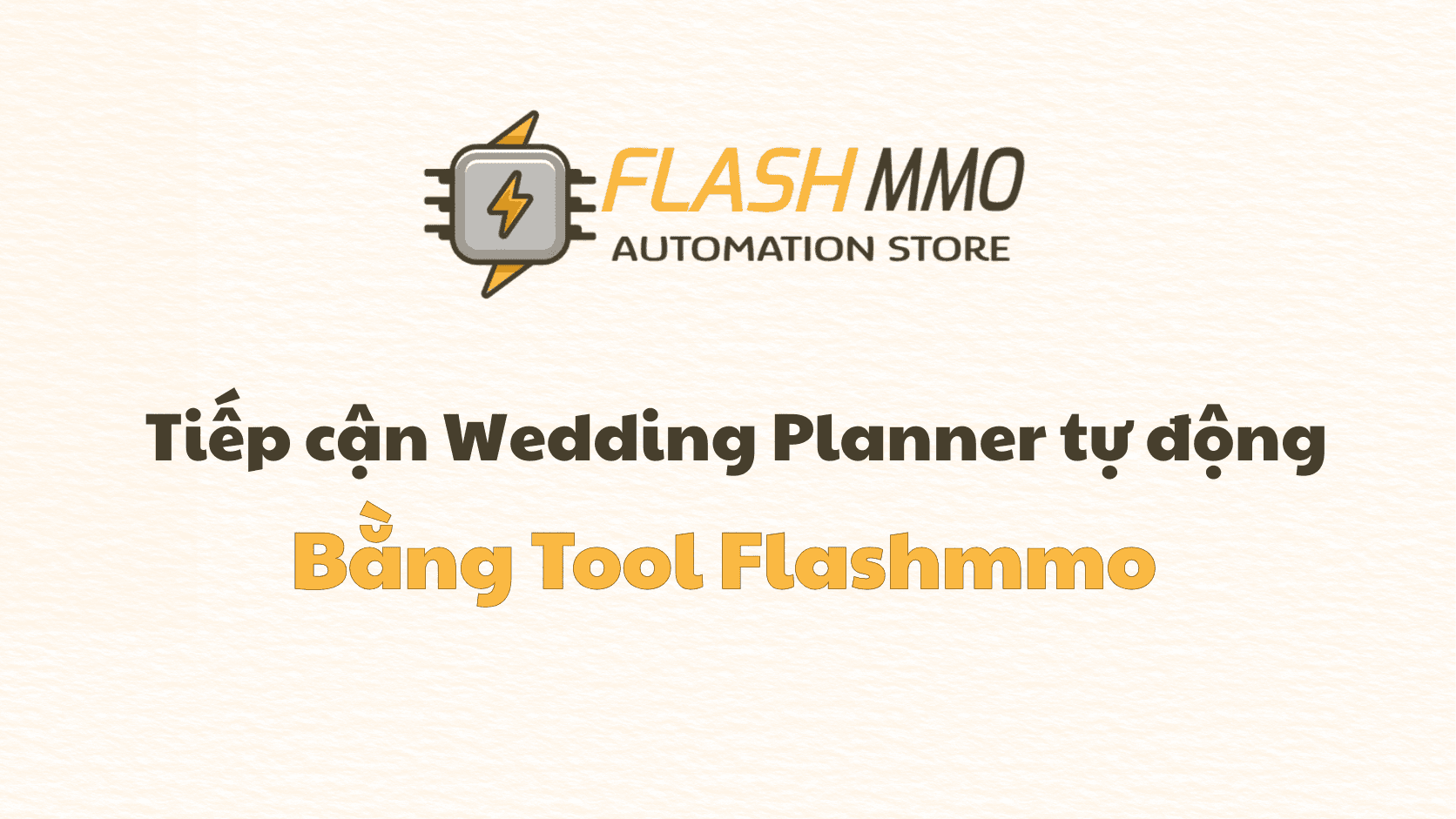 Automatically reach Wedding Planners on Facebook